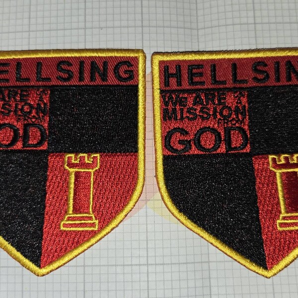 Hellsing Shield Cosplay Patches, Qty 2 - Etsy
