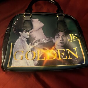 Jung Kook Golden Shoulder Handbag / Jk Shoulder Handbag - Etsy