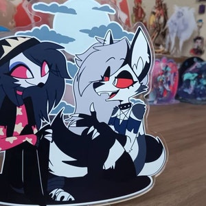 ヘルヴァ・ボス ルーナとオクタヴィア アクリル スタンディ - ファン