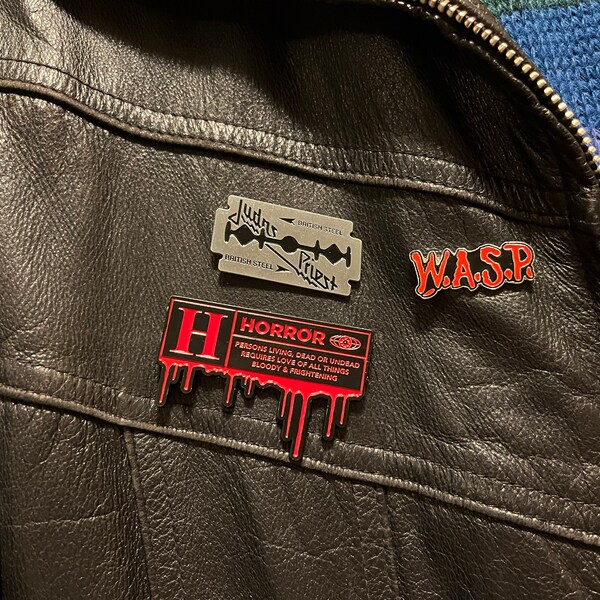 Halloween Horror Enamel Pin Slasher Movie - Etsy