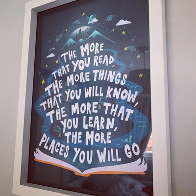 Dr Seuss Quote Print Quote Print Home Decor Print Nursery Print Wall ...