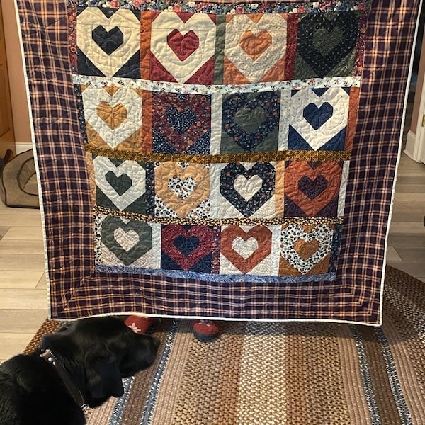 Heart Quilt Pattern | Falling in Love Quilt Pattern PDF | the Pattern ...