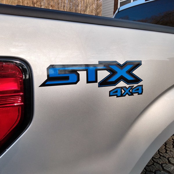 STX 4X4 Decals Stickers for Ford F150 Black Widow (2015-2020) (set of 2 ...