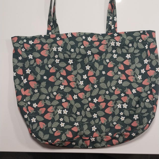 Ruffle Big Shoulder Bag, Shopper Bag Sewing Pattern(ojbg0001