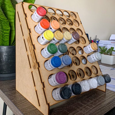 24 26mm Dropper Bottles, Small Paint Rack - Etsy