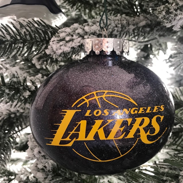 Los Angeles Lakers Inspired Christmas Ornament Lakers Etsy