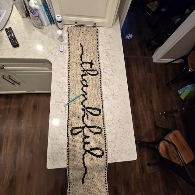 A customer's finished Thankful Table Runner Crochet Pattern