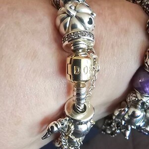 PANDORA Moments スターリングシルバー チャームブレスレット（14K