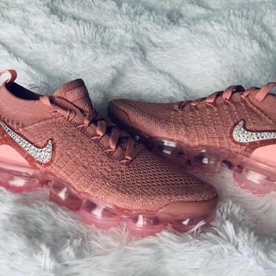 Custom Bling Vapormax Flyknit 3 Custom Hand Jeweled Kicks Bedazzled ...