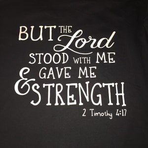 Lord Stood With Me And Gave Me Strength 1 Timothy Puzzles CafePress