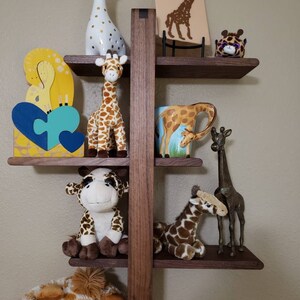 Walnut Shift Shelf - the Original - Solid Wood Wall Decor