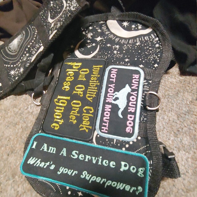 Patch for Working Dog Dog Vest Invisibility Cloak Out of Order Please Ignore Etsy
