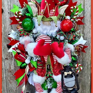 Christmas Wreath Winter Wreath Front Door Decor Bell - Etsy