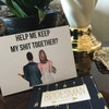 Help Me Keep My Shit Together Bridesman Card Man of Honor Bridesman ...