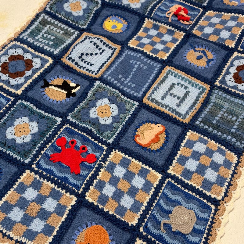 Krista's finished blanket square