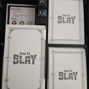 Here to Slay KSE Insert | Sleeved Cards Organizer - Etsy