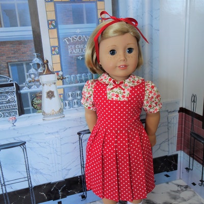Sock Hop 1950s Dress 18 Inch Doll Clothes Pattern Fits Dolls Such as ...