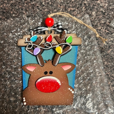 Santa, Nerdy Reindeer, Gingerbread Man, DIY Kit or Hand-painted ...