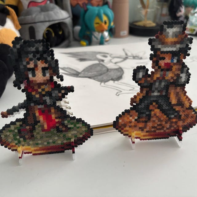 Octopath Traveler 1+2 Character Mini Bead Magnets/keychains - Etsy