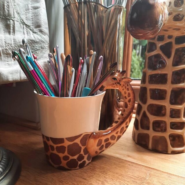 Mug 3D Girafe En Céramique - Tasse Originale Design, Couleur Blanc - Neuf Sous Emballage
