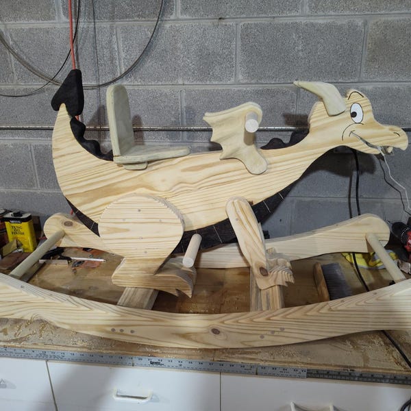 Dragon Rocker Template & Instructions: Digital Download - Etsy