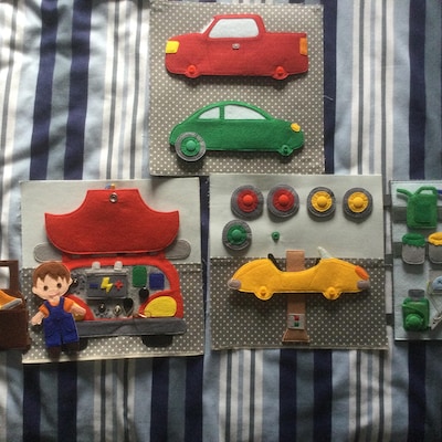 Quiet Book Pattern Pdf Quiet Book Pages Sensory Book Template Felt