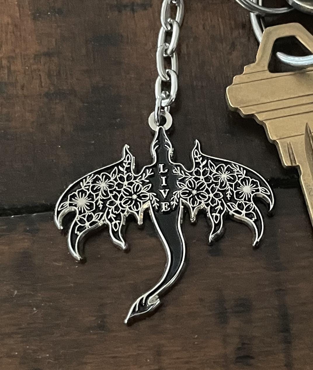 TOG Abraxos LIVE throne of glass bookmark and key ring GREY  - Emotional Damage Collection -  officially licensed by Sarah J Maas