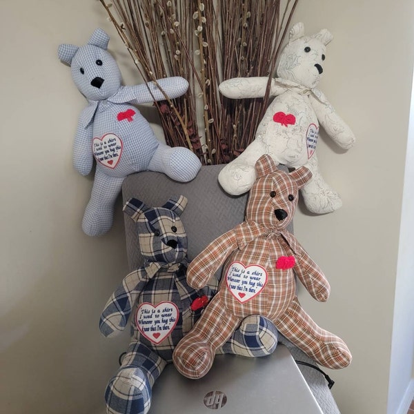 Memory Patches for Bears or Pillows - Etsy