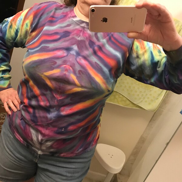 mens tie dye dress shirt