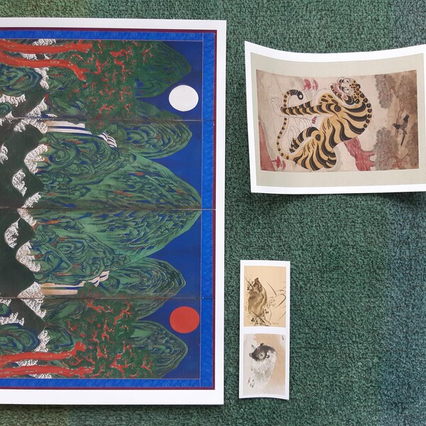 Minhwa Ten Longevity Symbols Giclee Prints From Original Antique ...