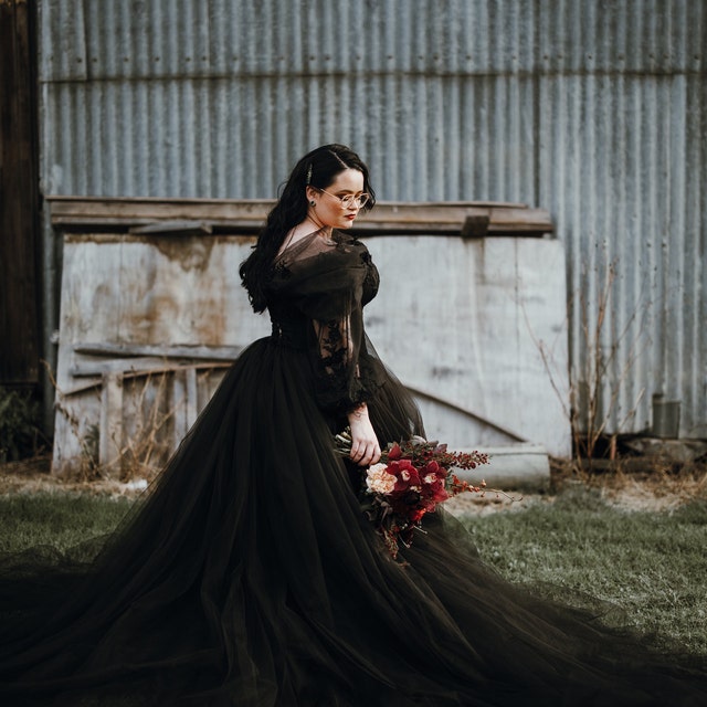 パーティードレス GANISONG Bridal Audrey Lady Dress Black s-l1200.jpg