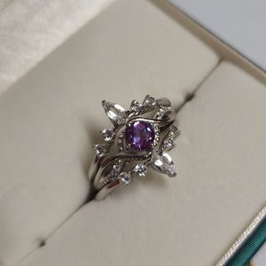 Vintage Opal Engagement Ring Rose Gold Antique Cut Ring - Etsy