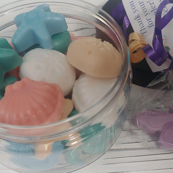 Sea Shell Soap Set Sea Shell, Star Fish, Beach Theme, Summertime ...