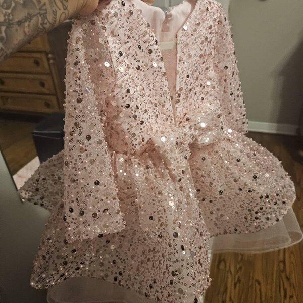 Baby Girl Summer New Dress Black Bow