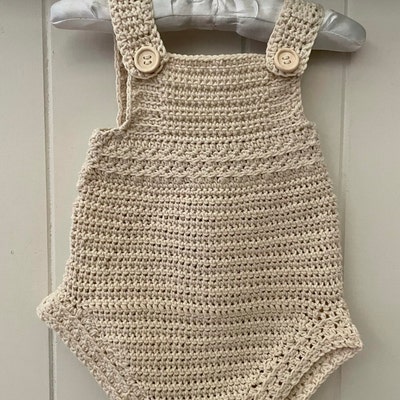 Crochet Pattern Baby Romper Newborn to 18 Months - Etsy