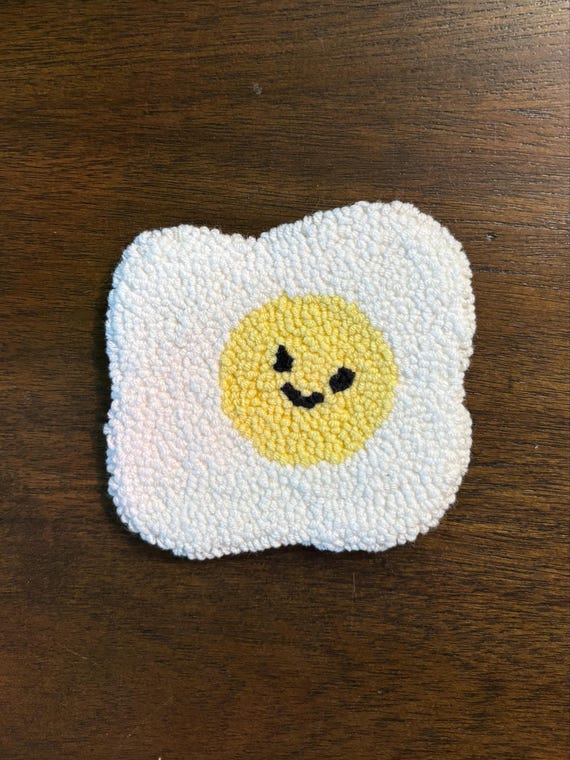 This coaster’s size is perfect for any cup or mug, and it’s so cute! I love t...