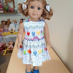 Royal Blue Glitter Slip-On Dress Shoes For 18 Inch Dolls (Like American Girl) | Girl Doll Clothes