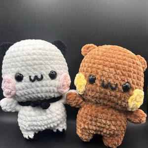 Crochet Pattern: Yi Er Panda & Bubu Bear [PDF File Download] - Etsy