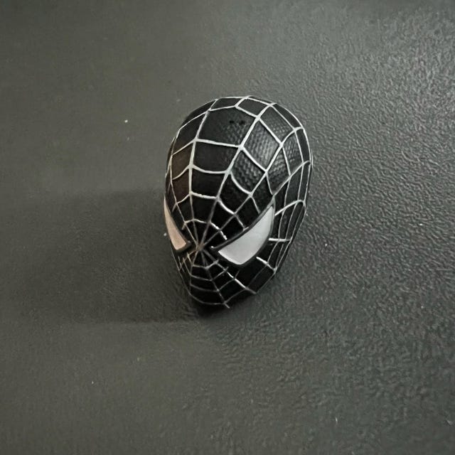 スパイダーマン3 ブラックシンビオートスーツ ヘッドスカルプト