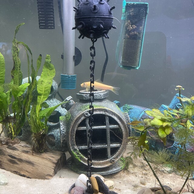 Sea mine hotsell aquarium decoration