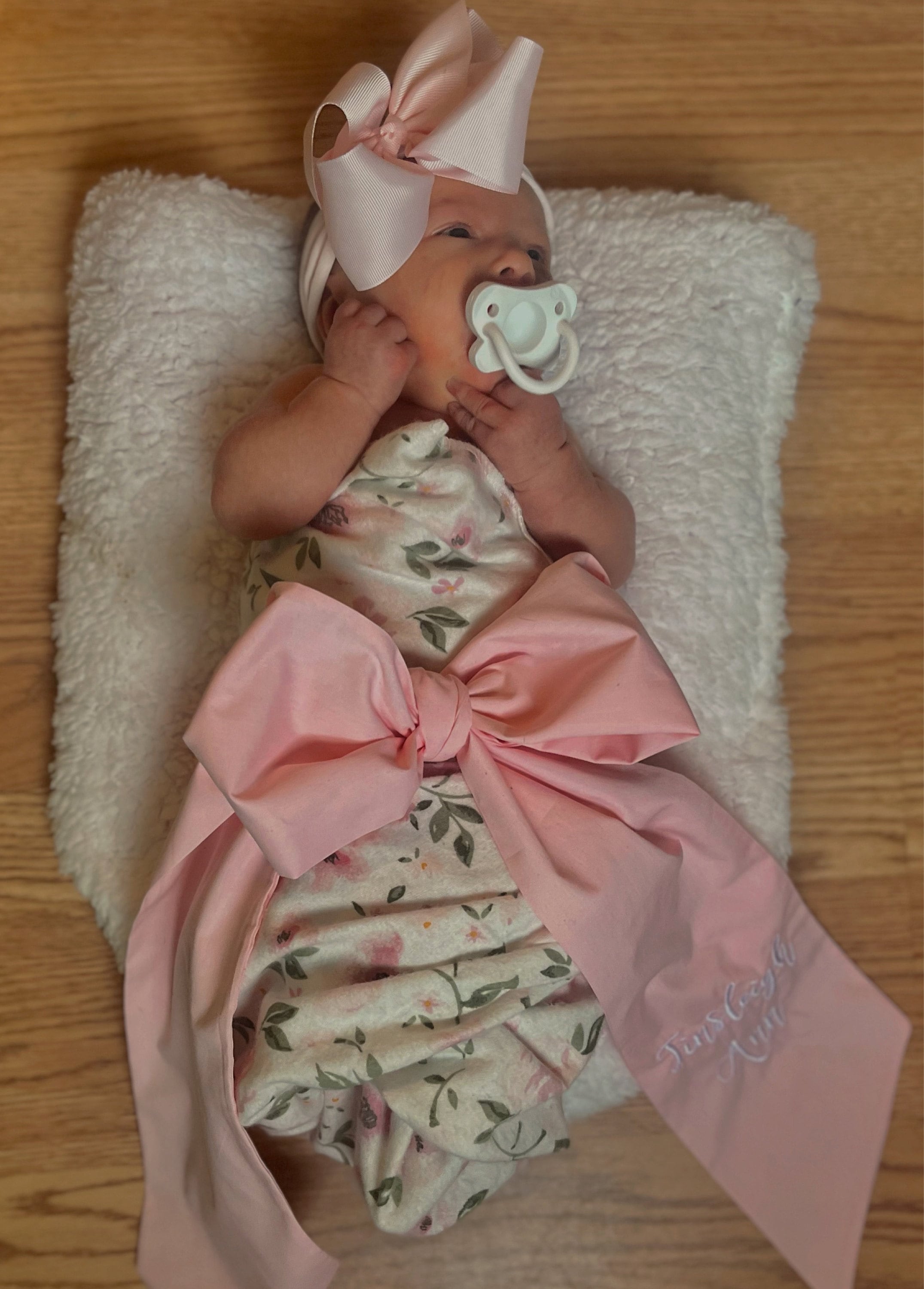 Infant Baby Swaddle Bow