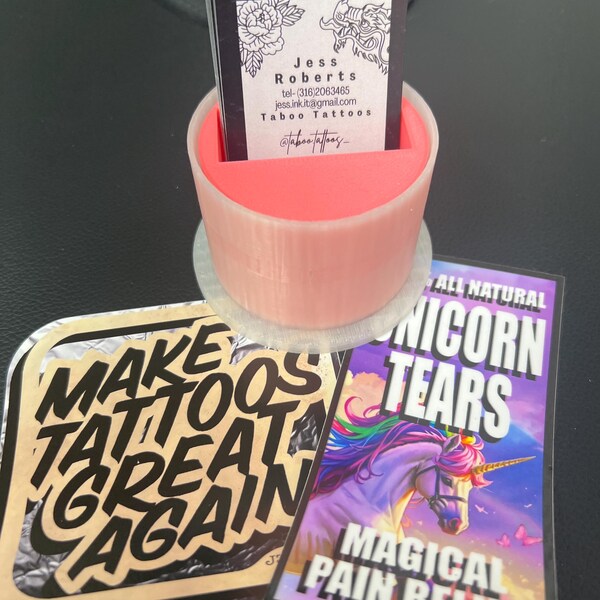 11 Bottle Tattoo Ink Holder Rack With Shelf (metallic Red/blk) - Etsy