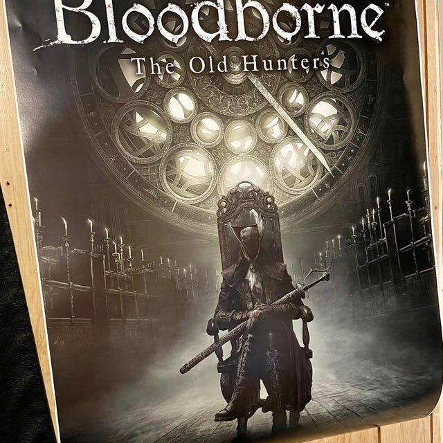 Bloodborne The Old Hunters ビデオゲームポスター 24x30