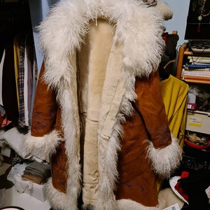 Suede Shearling Coat Penny Lane Afgan 
