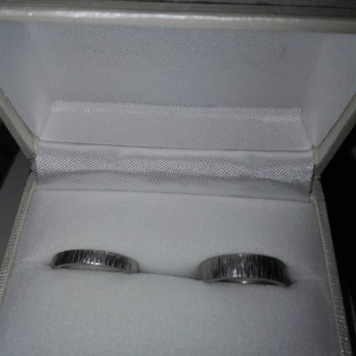 Simple Engraved Wedding Rings, Engraved Bands, Wedding Ring Set ...