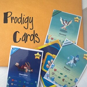 Prodigy Math Trading Cards Set 1 - Manipulatives Resources and