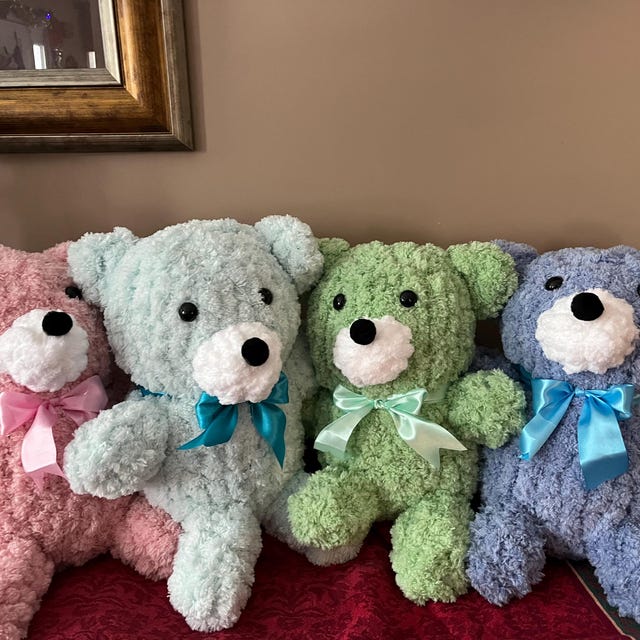 CLANE - CLANE TEDDY BEAR HAND KNIT TORS グレー1 Tess Bear Knitting Kit – Quixotic Fibers