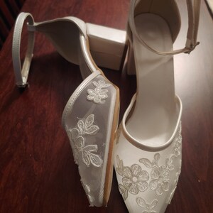 Stone Embellished Ankle Strap Wedding Shoes Bridal Shoes | Etsy