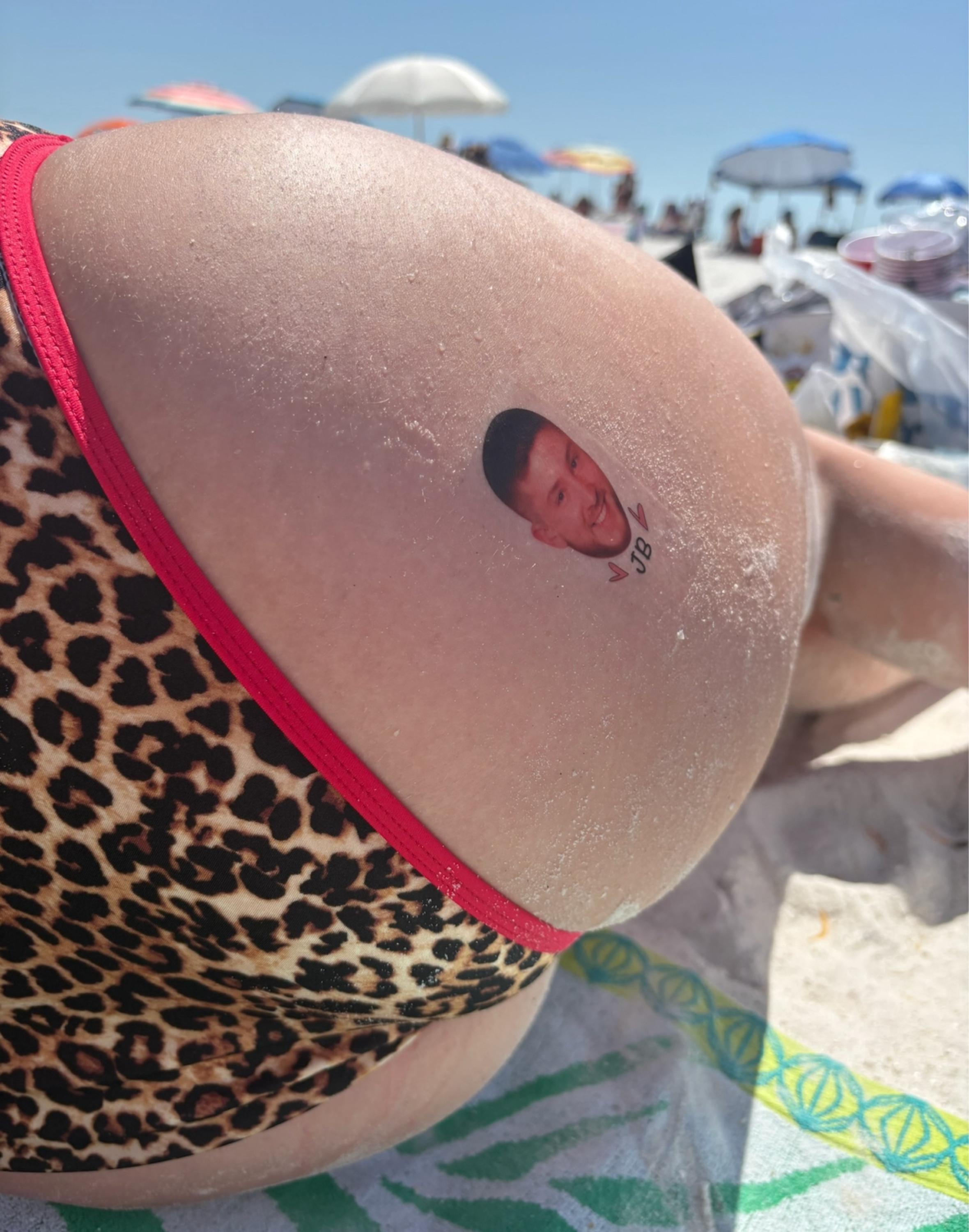 9 Custom Face Tattoos, Temporary Tattoo Sheet, Bachelorette, Birthday, Any Celebration!