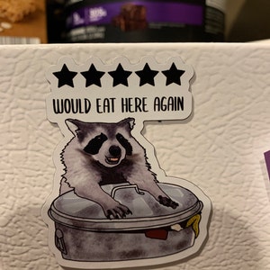 Ghost Raccoon Sticker, Halloween Spooky Vinyl, Cute Car Decal, Trick or ...